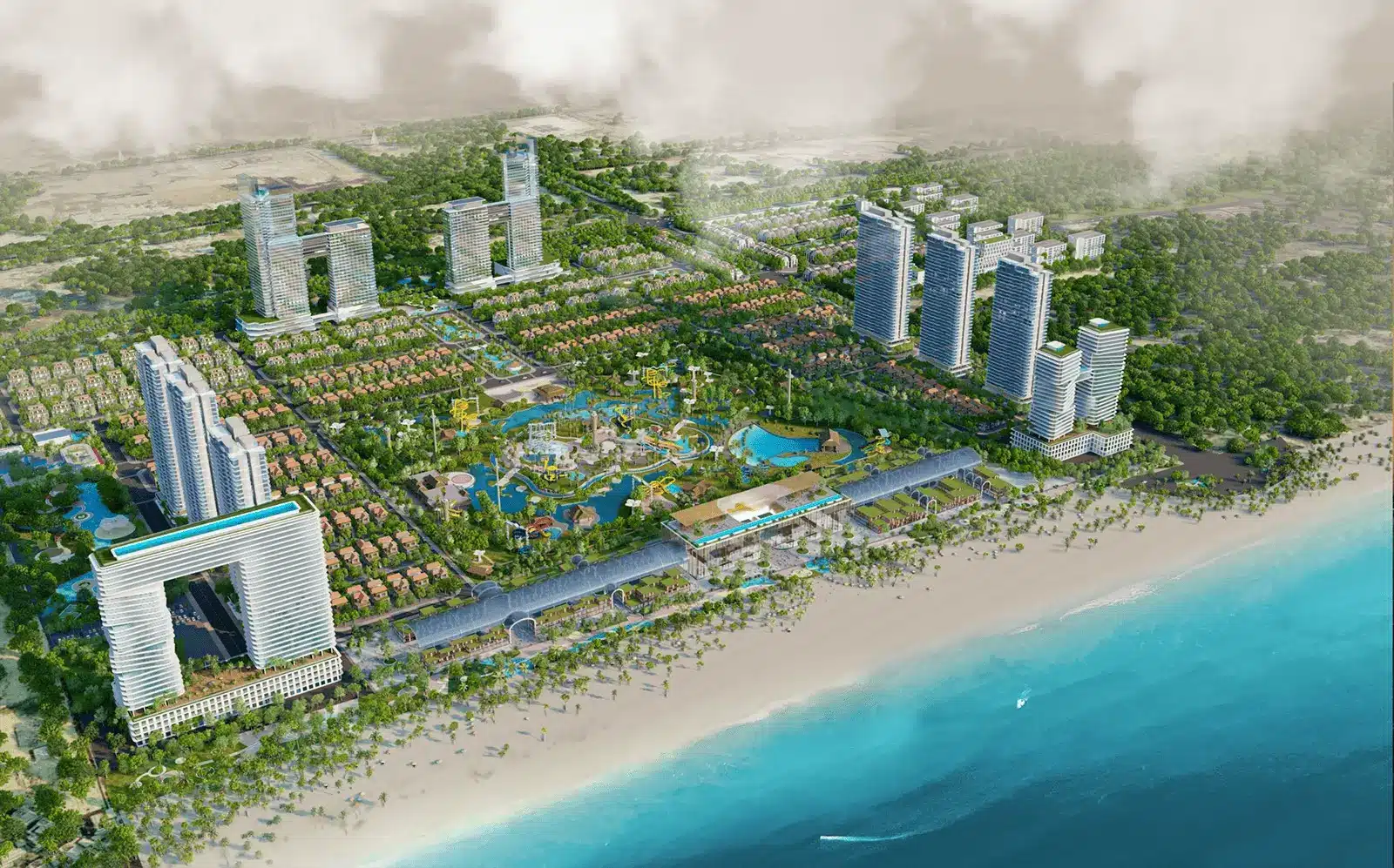Dự án khu đô thị Sun Group Vũng Tàu – siêu dự án nghỉ dưỡng kết hợp thương mại với vị trí đắc địa bên bờ biển.