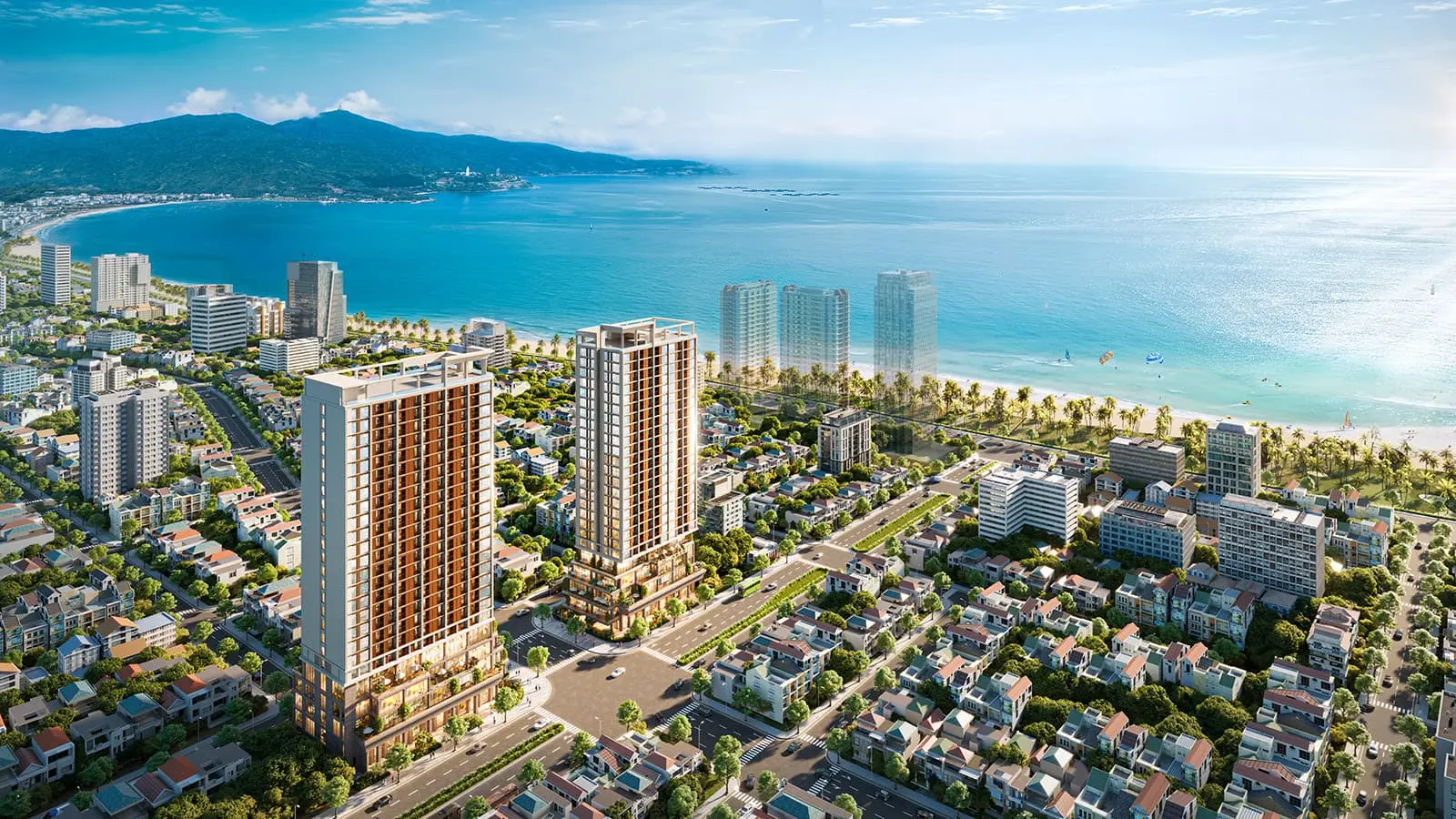 Sun Costa Residences Đà Nẵng: tọa lạc tại vị trí “kim cương” gần biển Mỹ Khê, với tiện ích chuẩn 5 sao.