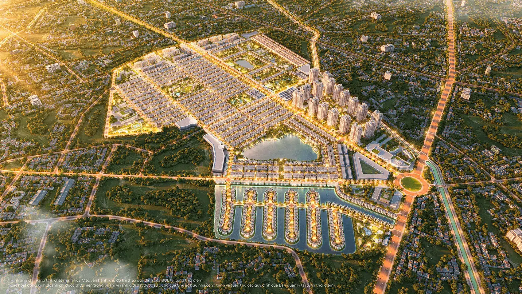 Toàn cảnh dự án Vinhomes Green City – Đô thị All-in-One đầu tiên tại Tây Bắc TP.HCM với quy mô 197,2ha.